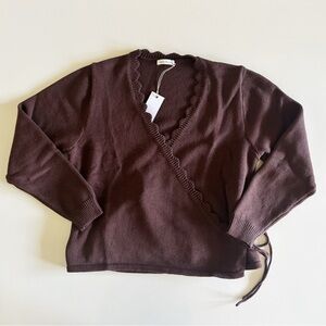 NWT Neuflora Kirkley Brown Sweater